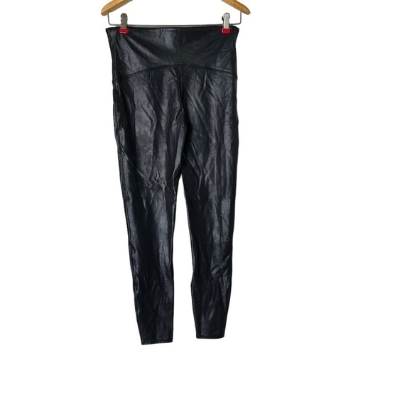 SPANX x REVOLVE Faux Leather High Waisted Leggings - Picture 3 of 11